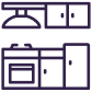 KITCHENS IN SOME ROOMS